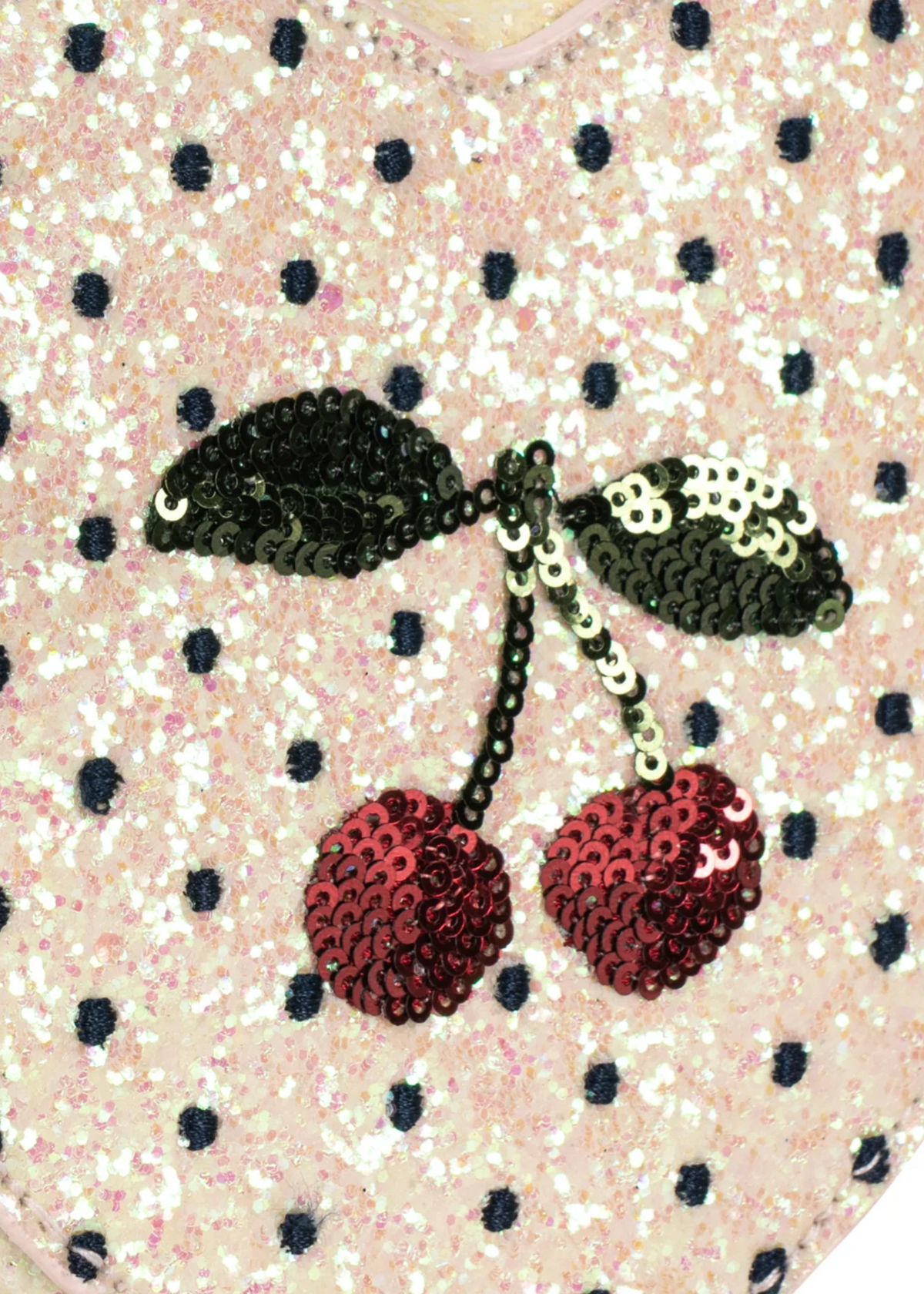 Sac cerise à paillettes