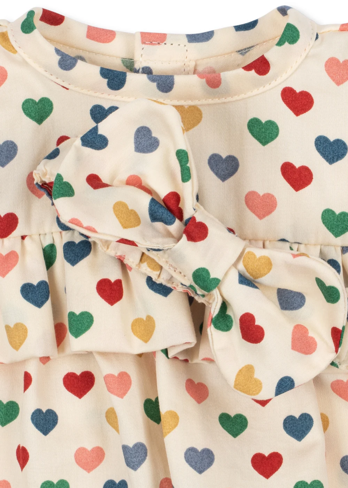 Robe poupée coeurs