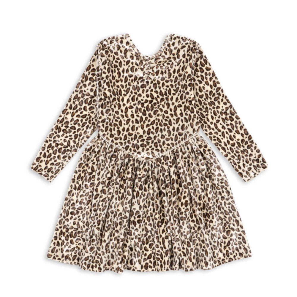 Robe leopard Velour
