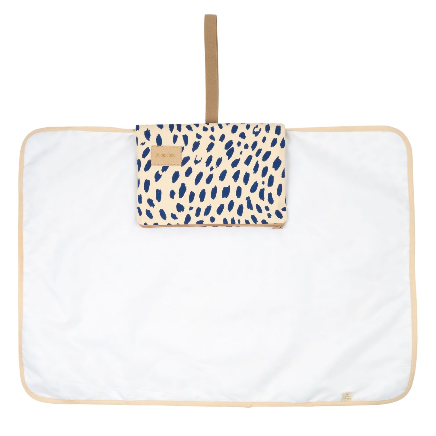 Tapis à langer leonie blue