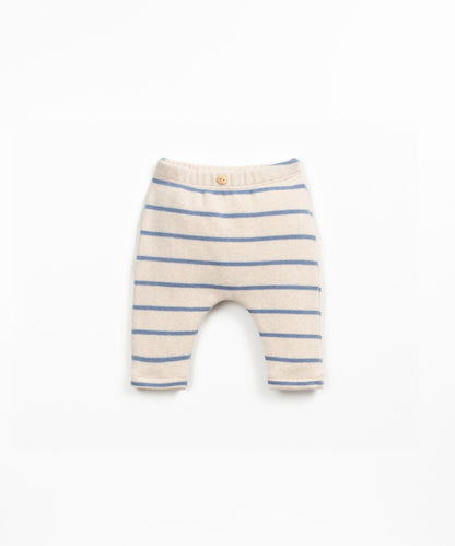 Legging jersey rayé