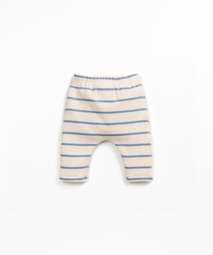 Legging jersey rayé