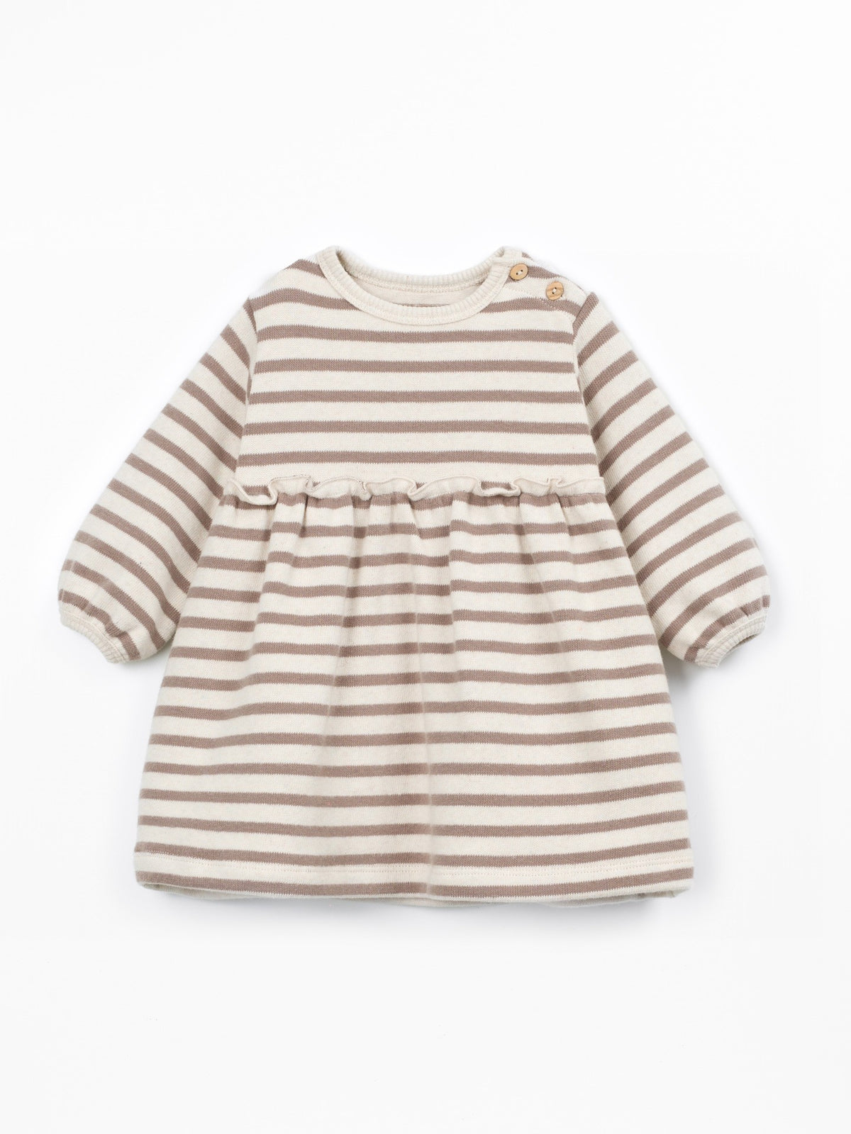 Robe jersey rayée