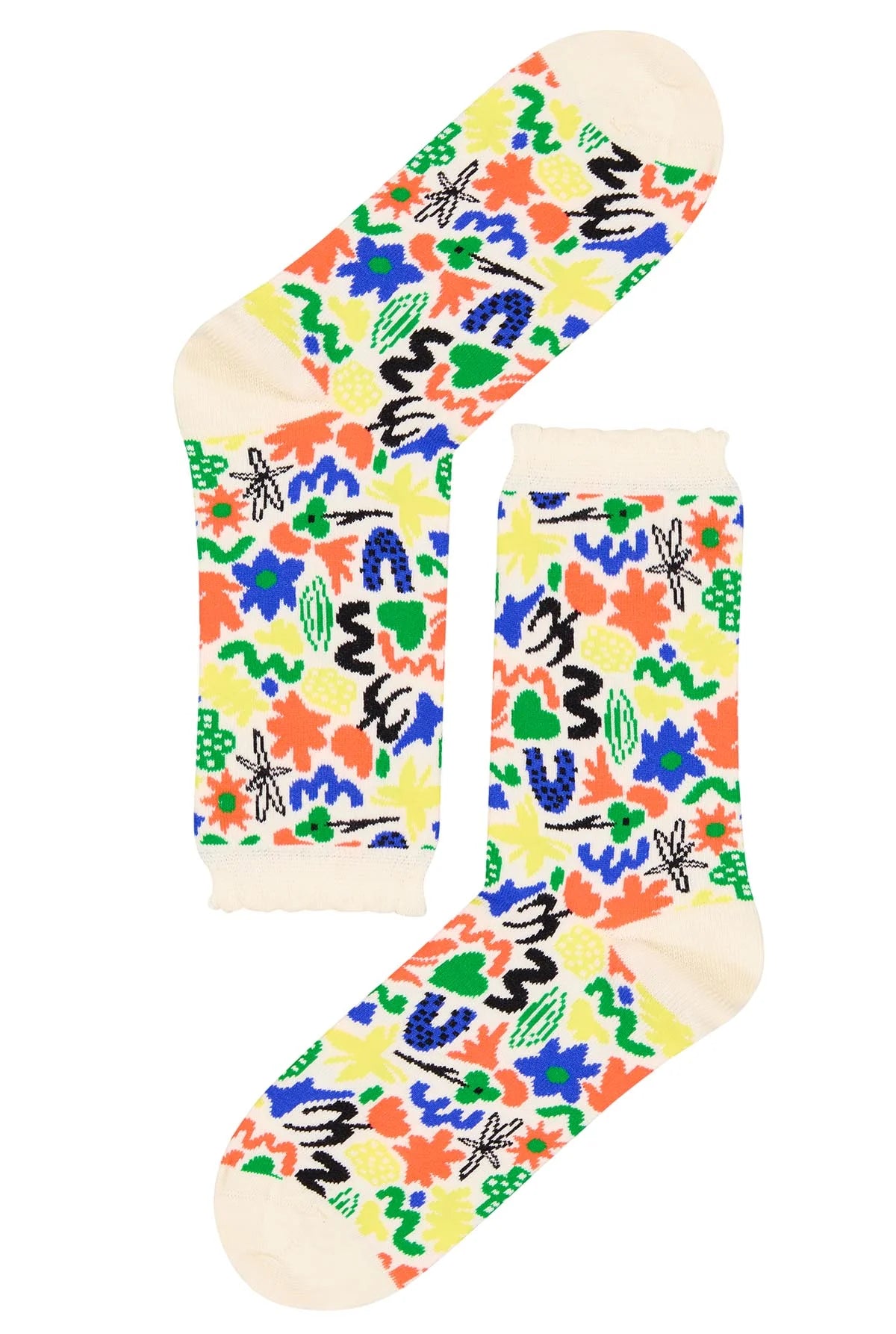 chaussettes différents motifs