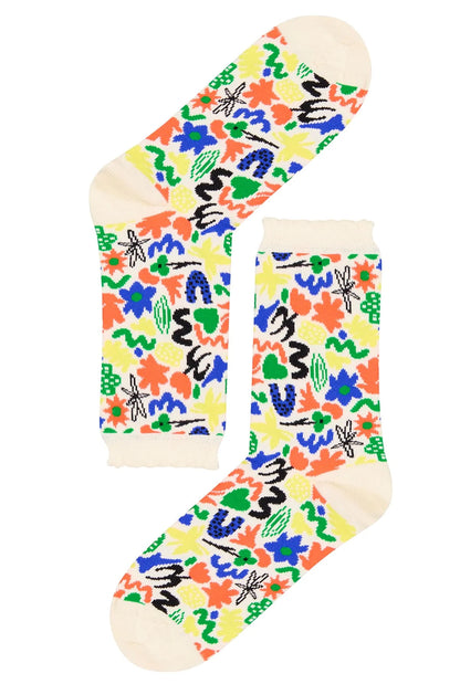 chaussettes différents motifs