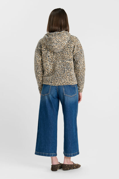 Veste zip léopard