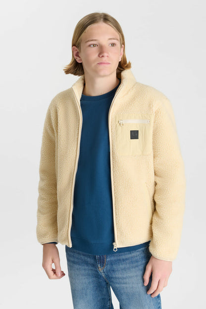 Veste doudou beige