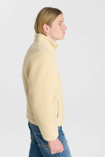 Veste doudou beige