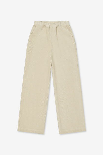 Pantalon velour beige