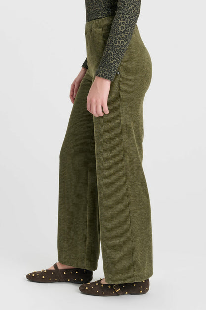 Pantalon velour kaki