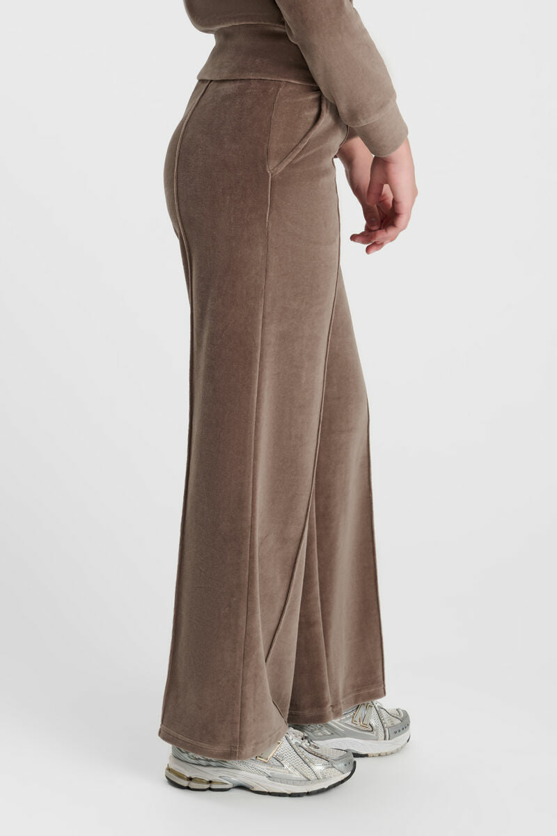 Pantalon velour coffee