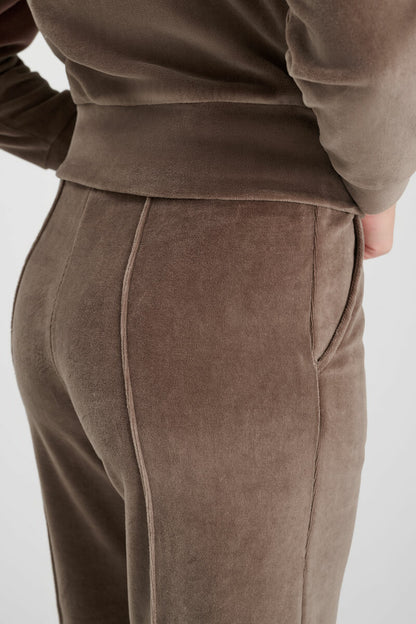 Pantalon velour coffee