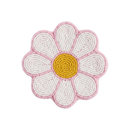Porte-monnaie perles marguerite