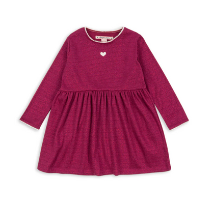 Robe lurex violette
