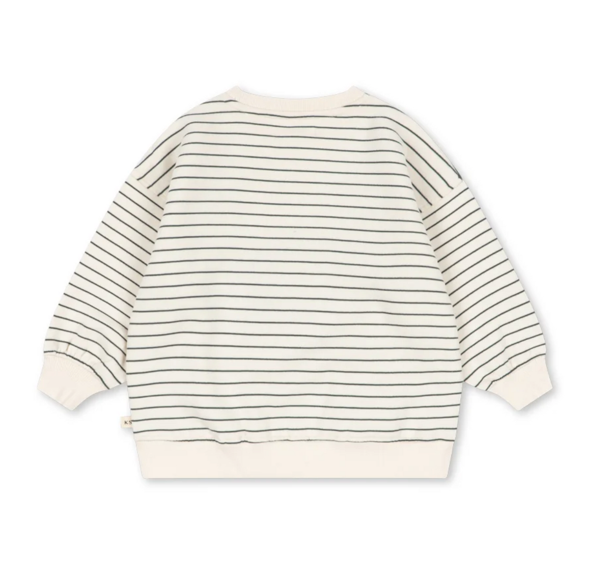 Sweat rayé citron