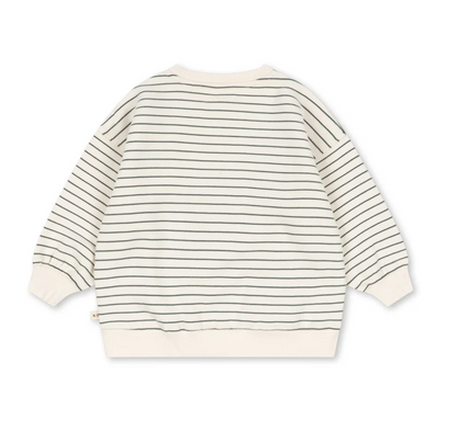 Sweat rayé citron
