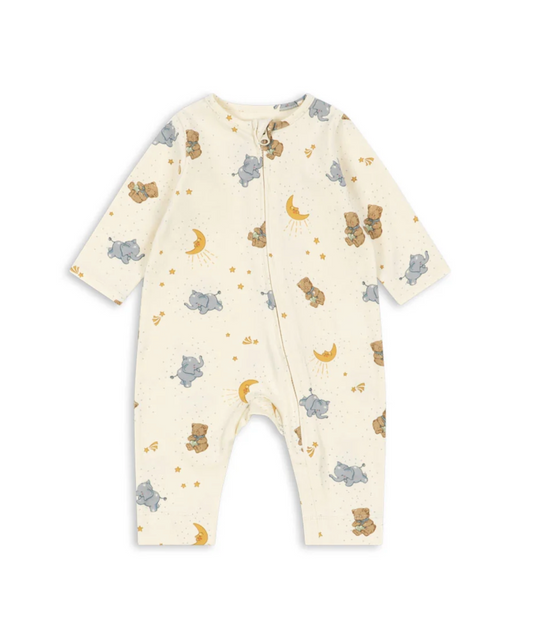 pyjama zip beige