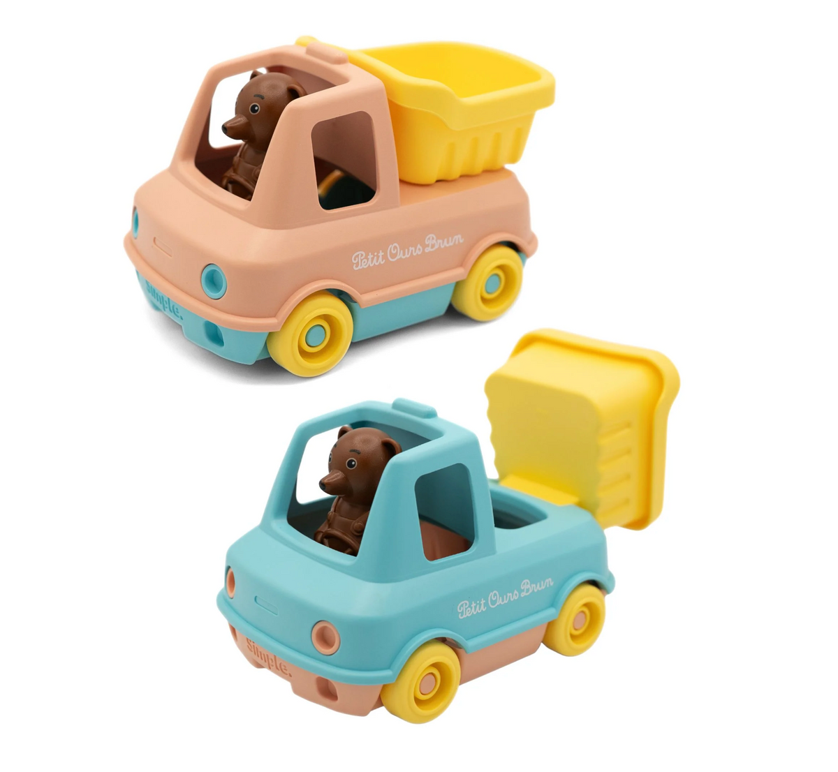 Camion benne Petit ours brun