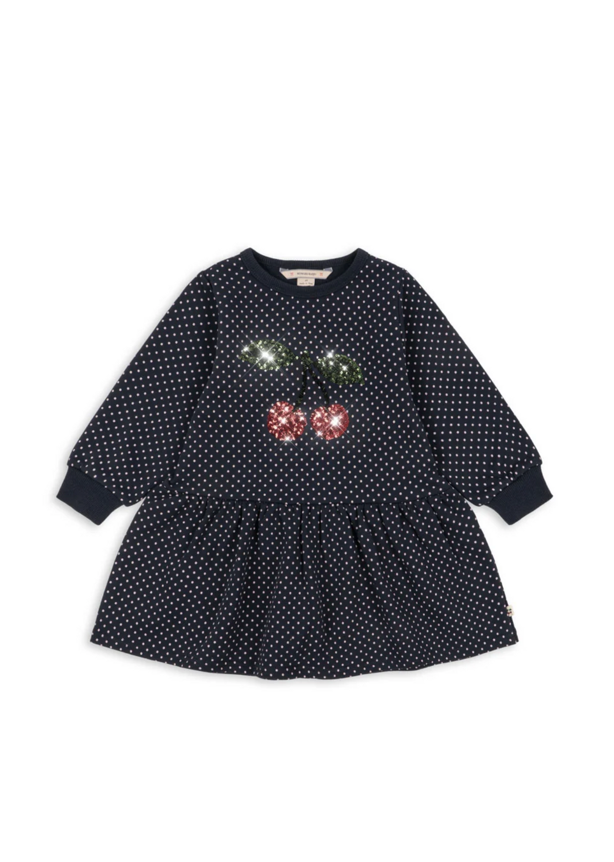 Robe sweat pois