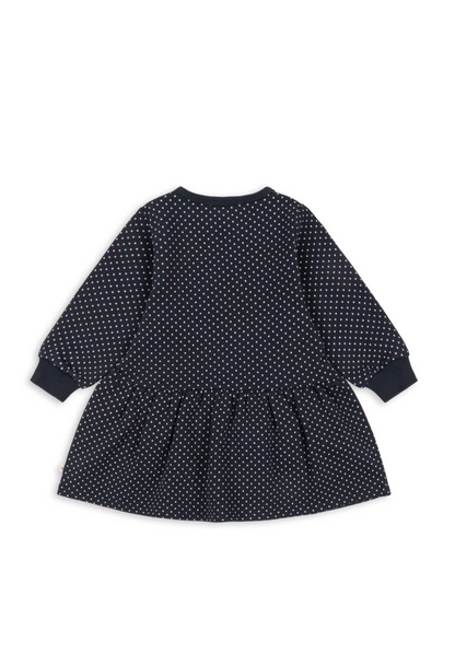 Robe sweat pois