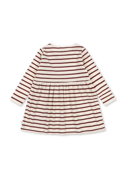 Robe rayée paillettes