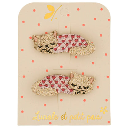 barrettes Moka le chat