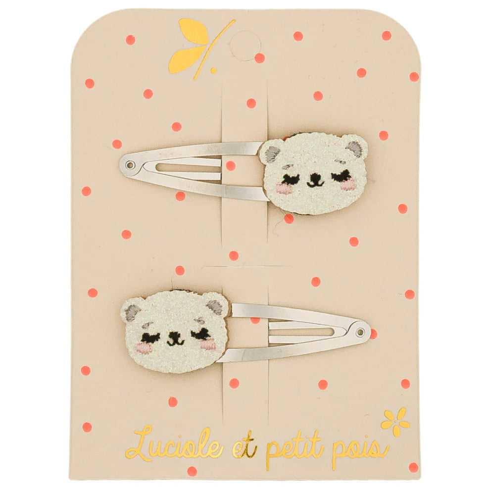 barrettes Flocon l'ours