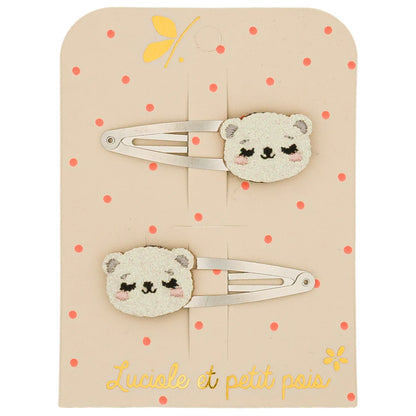 barrettes Flocon l'ours