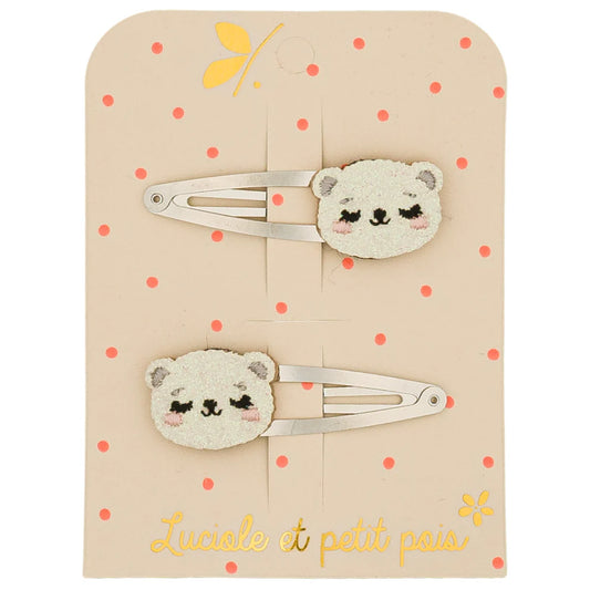barrettes Flocon l'ours