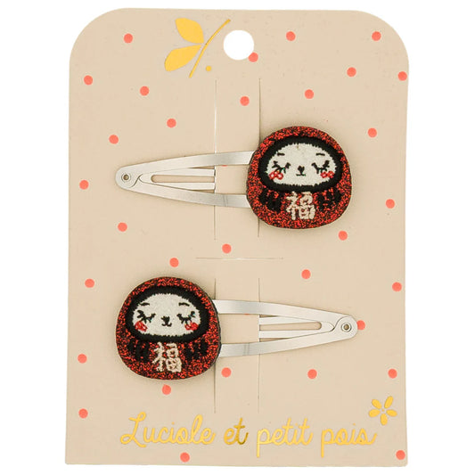 barrettes Yuka le daruma