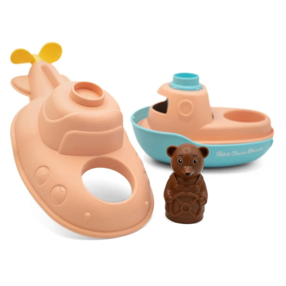 Sous marin petit ours brun