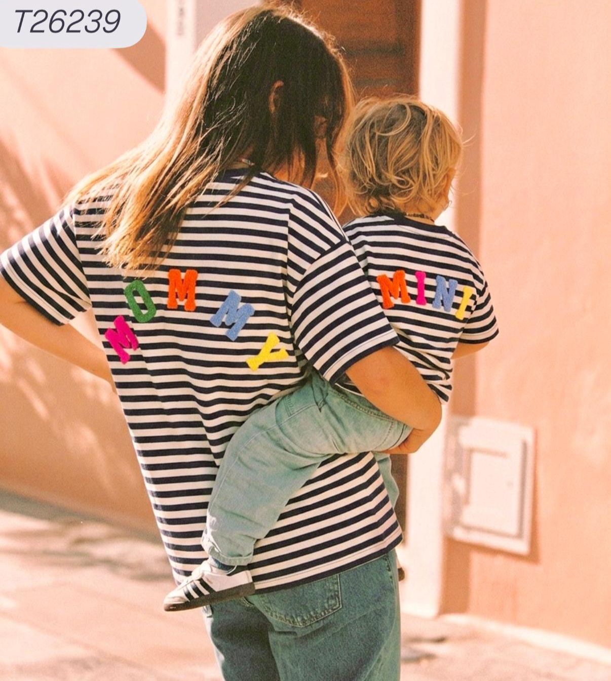 tee-shirt mini rayé