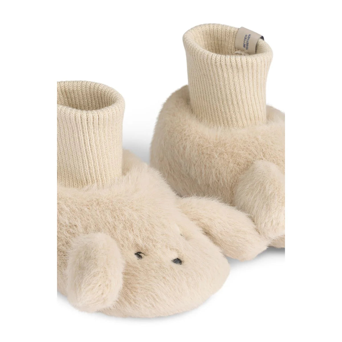 Chaussons lapin gris