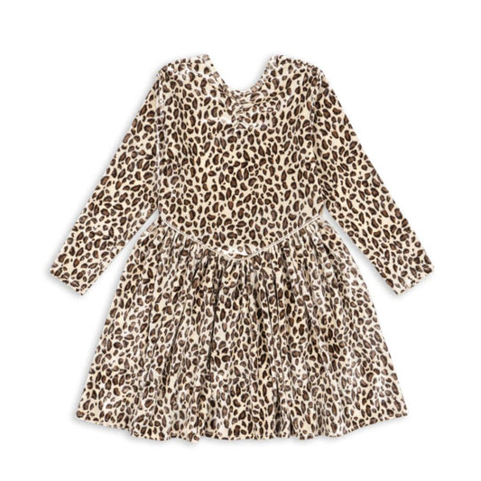 Robe leopard Velour