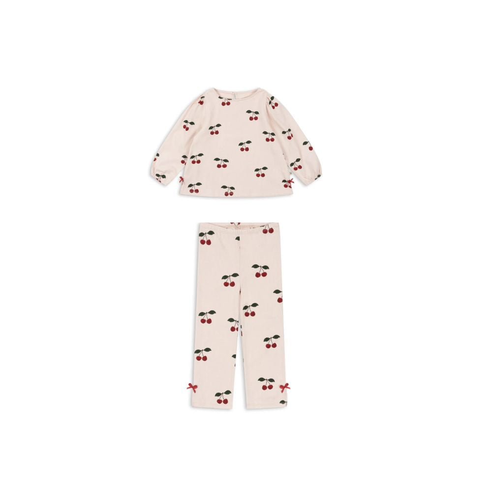 Pyjama cerises 2pièces