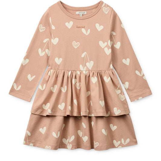 Robe rose coeur