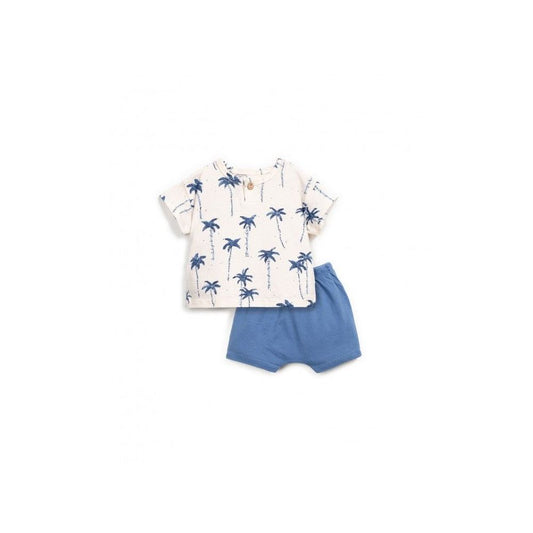 Ensemble Short & tee-shirt Palmier
