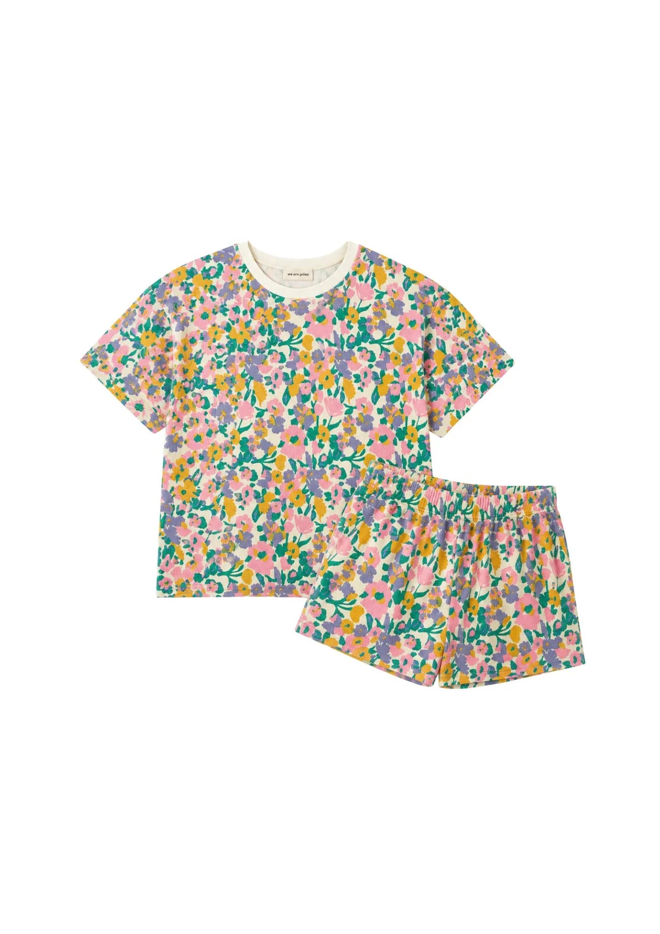 pyjama court pastel bloom we are jolies x hindbag