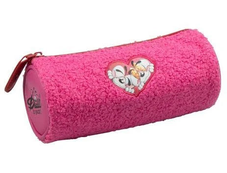 Trousse ronde peluche