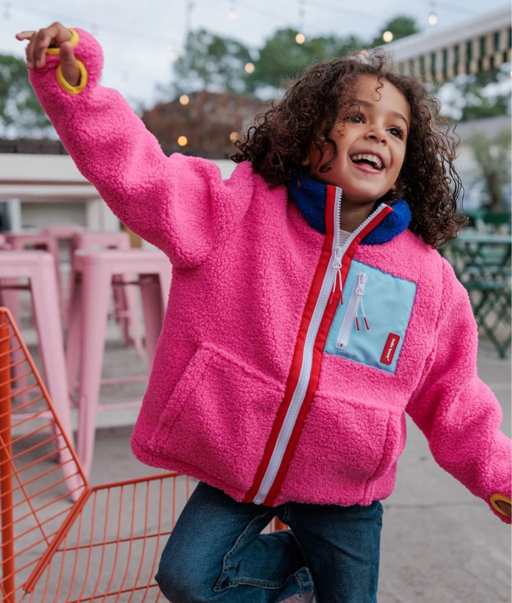 Veste polaire Fushia