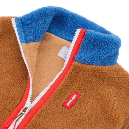 Veste polaire sans manche marron