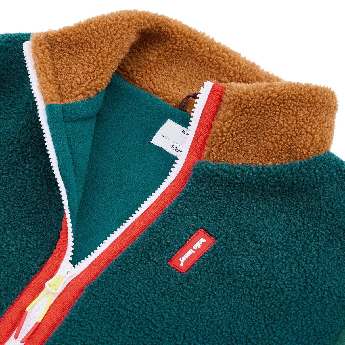 Veste polaire sans manche bleu canard