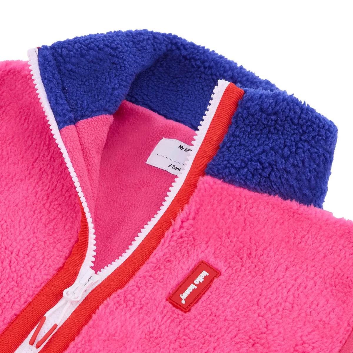 Veste polaire sans manche rose
